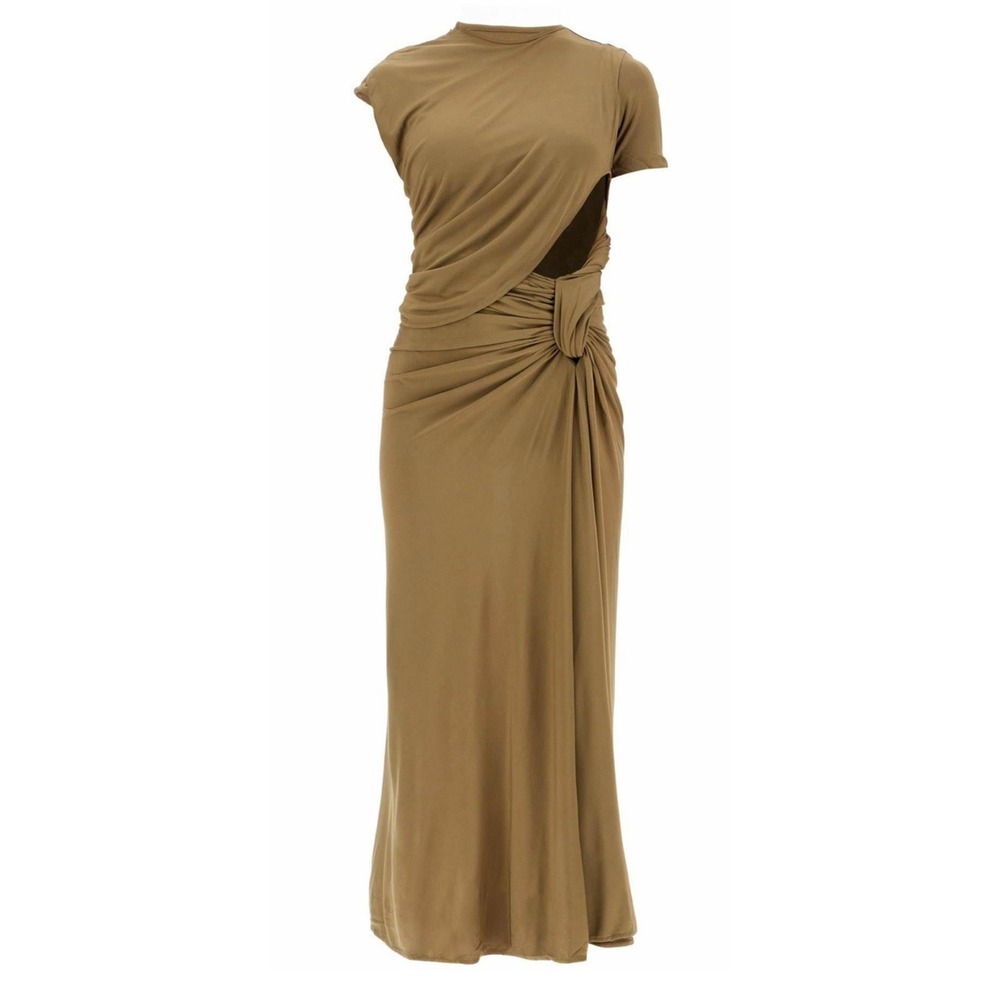 CHRISTOPHER ESBER twisted‎ jersey dress Green Size 40. NWT $990 - Picture 2 of 14